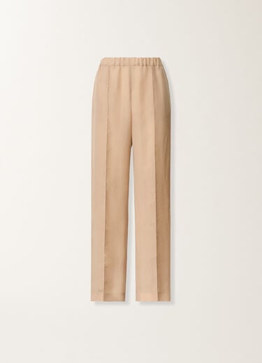 Fabiana Filippi Pantalón Gubbio jogging en fluido, arce Beige PAD266F322L7850000