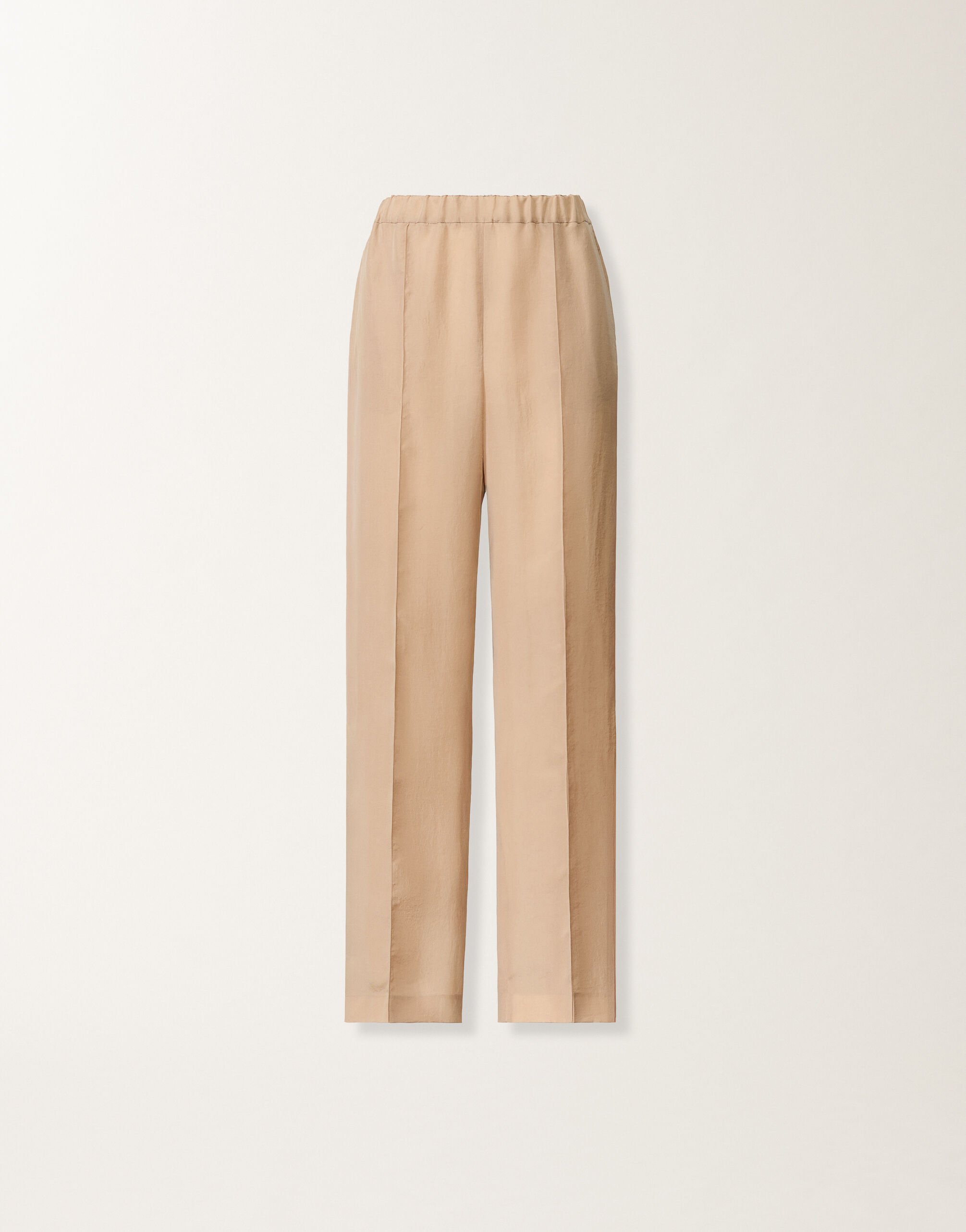 Fabiana Filippi Pantalón Gubbio jogging en fluido, arce Beige PAD266F322L7850000