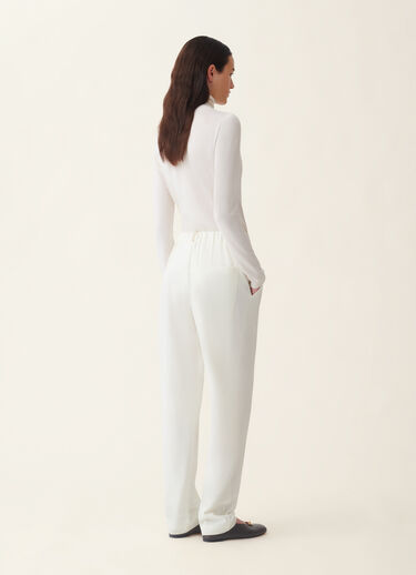 Fabiana Filippi Pantalón en tecno tailoring, mantequilla Mantequilla PAD216F304M5210000