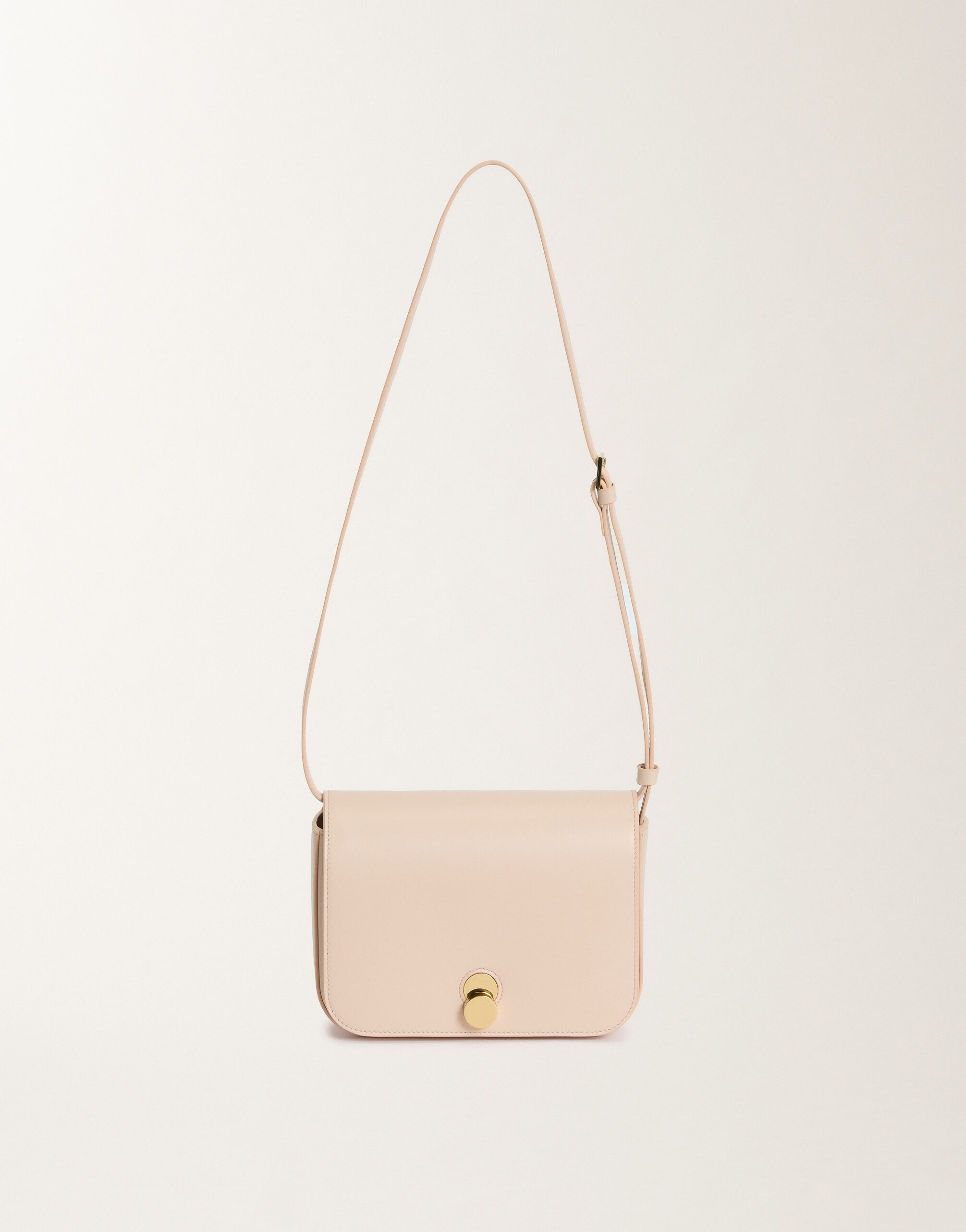 Eclissi calfskin messenger bag, candy