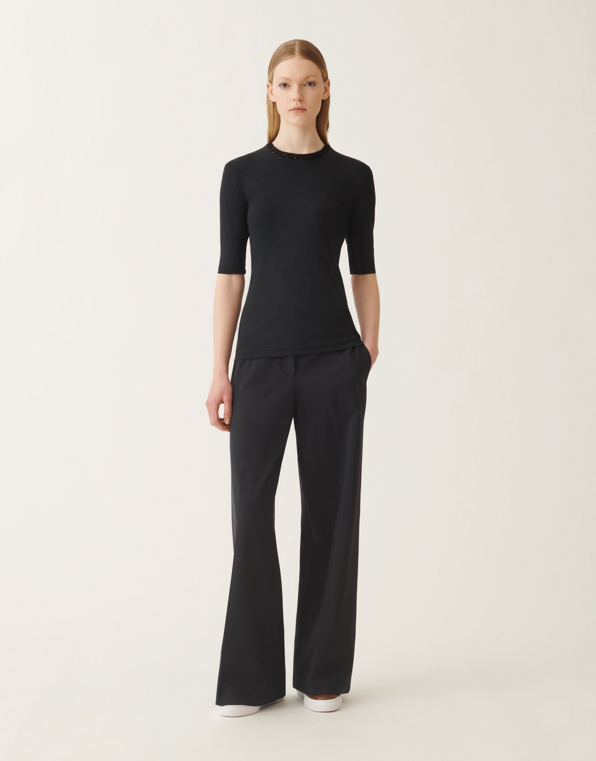 Fabiana Filippi T-shirt en jersey, bleu nuit BLEU JED215F129L5810000