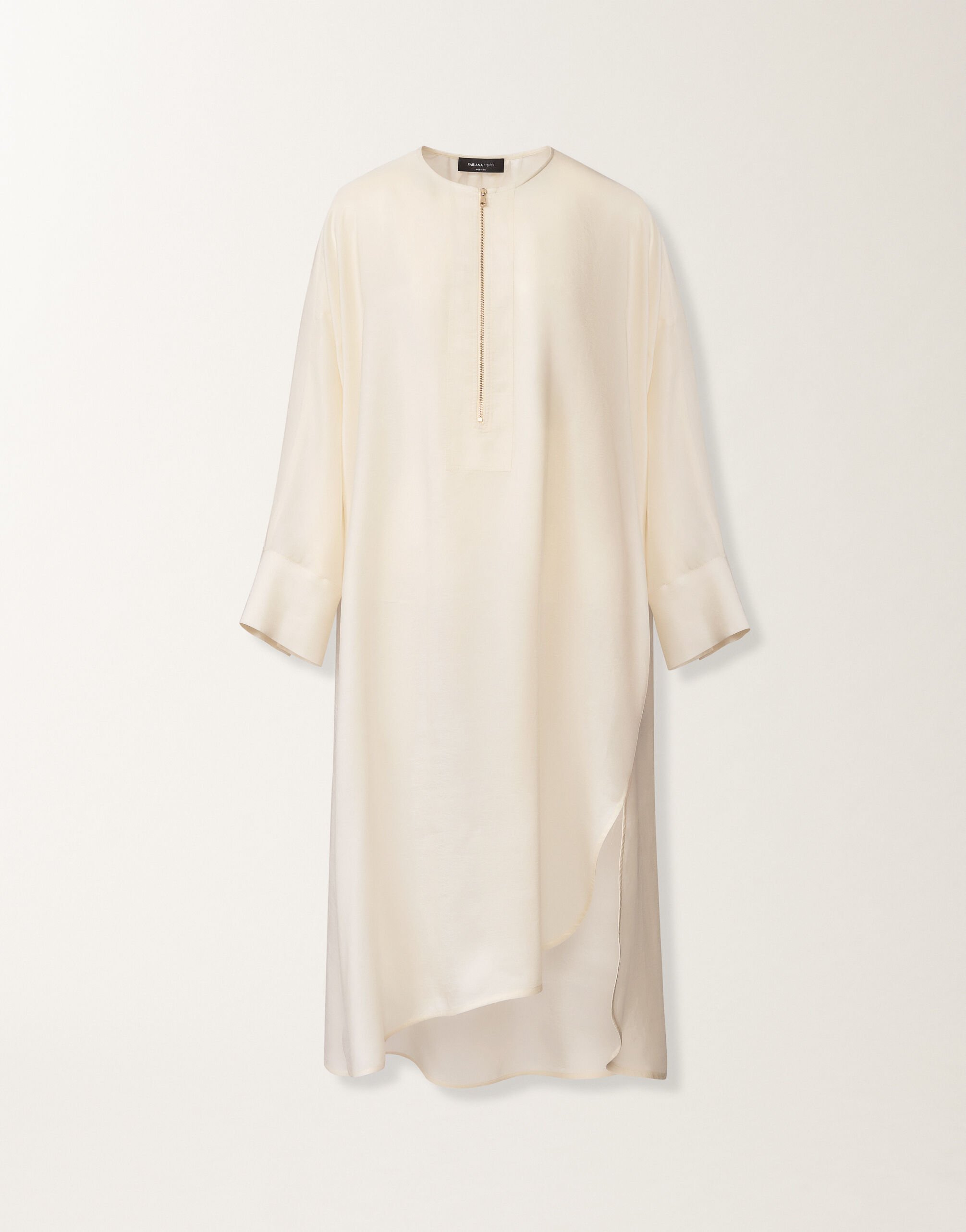 Fabiana Filippi Fluid midi dress in cream Butter ABD266F183D9540000