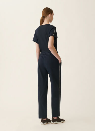 Fabiana Filippi Pantalon jogging Spello en jersey point Milano, bleu nuit Bleu nuit PAD216F366M3100000