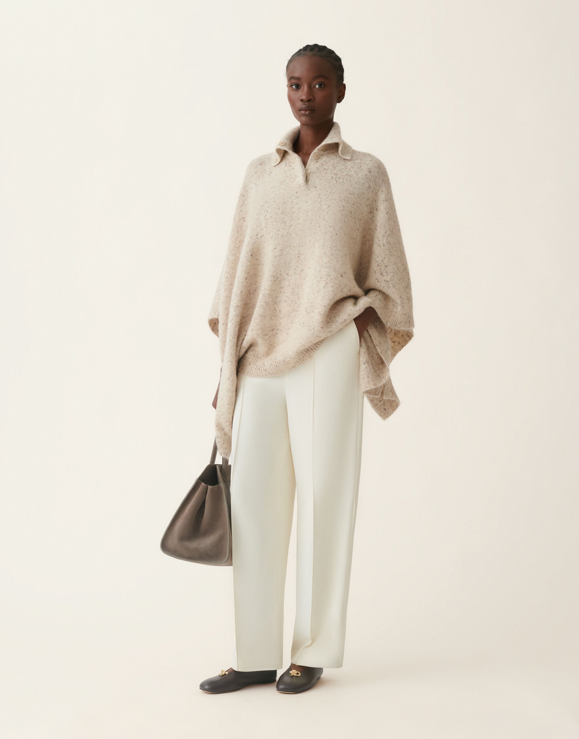 Fabiana Filippi Cape en fil Donegal avec lurex, cachà Cachà SAD216A895M2580000