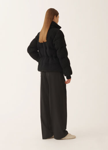Fabiana Filippi Chaqueta de plumón en lana y seda con lentejuelas, negro Negro CTD225F672L6170000
