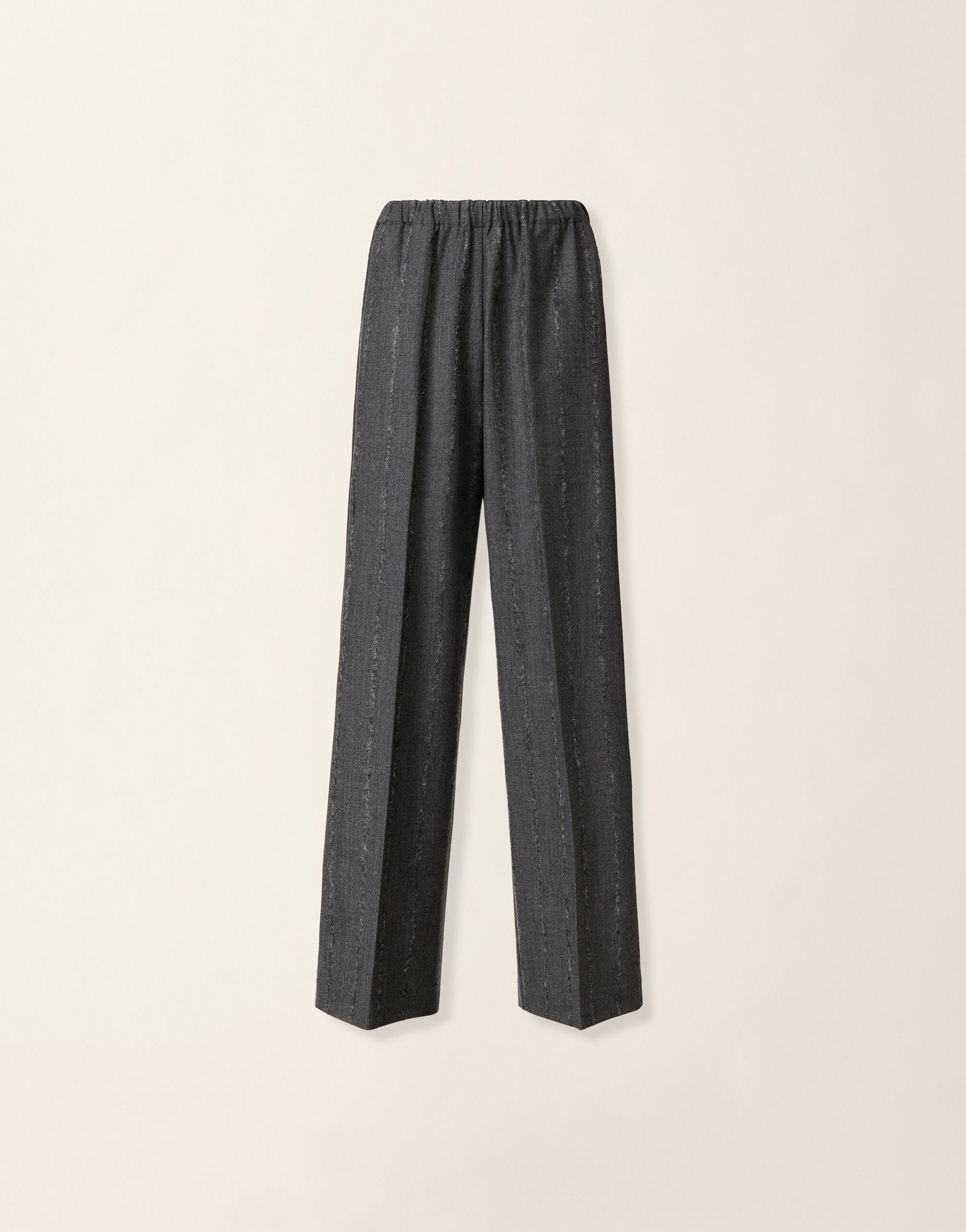 Pinstripe flannel trousers, charcoal Fabiana Filippi Pinstripe flannel trousers, charcoal Charcoal PAD226F456M4130000