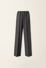 Fabiana Filippi Pinstripe flannel trousers, charcoal Charcoal PAD226F456M4130000