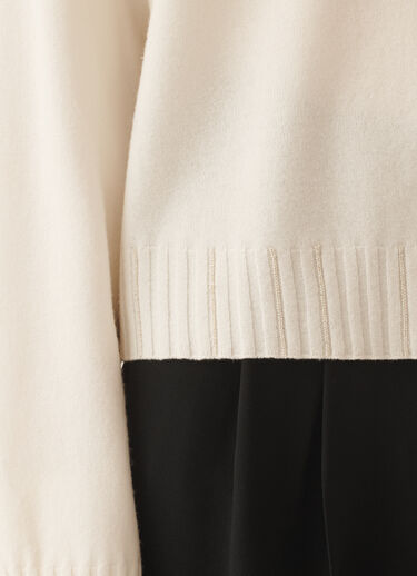 Fabiana Filippi Platinum cardigan, raffia WHITE MAD215F024L5170000