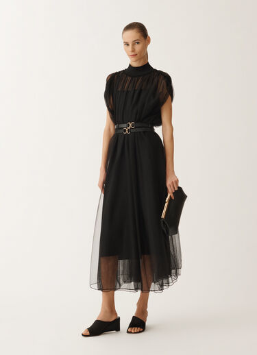 Fabiana Filippi Robe en tulle, noir NOIR ABD265F219L2360000