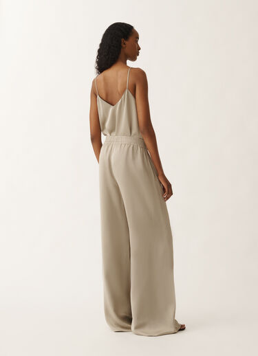 Fabiana Filippi Pantalon Amelia en satin de viscose, argile ARGILE PAD265F291D6230000