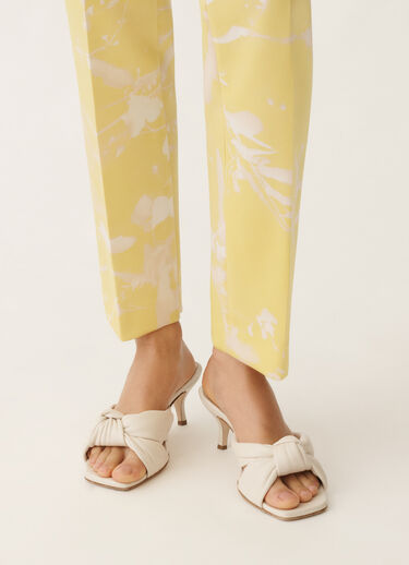 Fabiana Filippi NAPPA MULES WITH KNOT DETAIL BUTTER ASD274A926H1400000