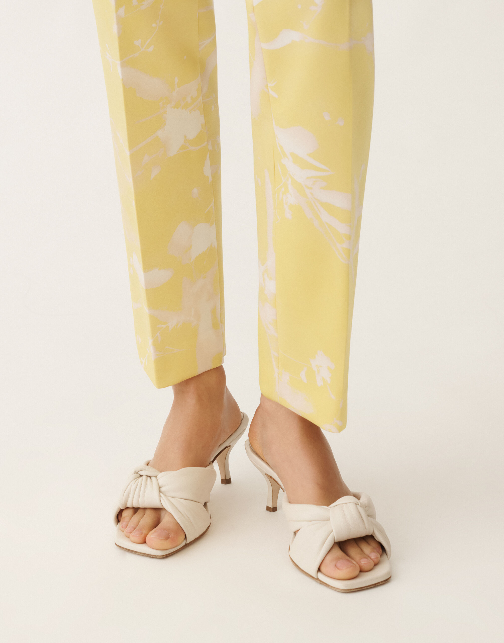 Fabiana Filippi NAPPA MULES WITH KNOT DETAIL BUTTER ASD274A926H1400000