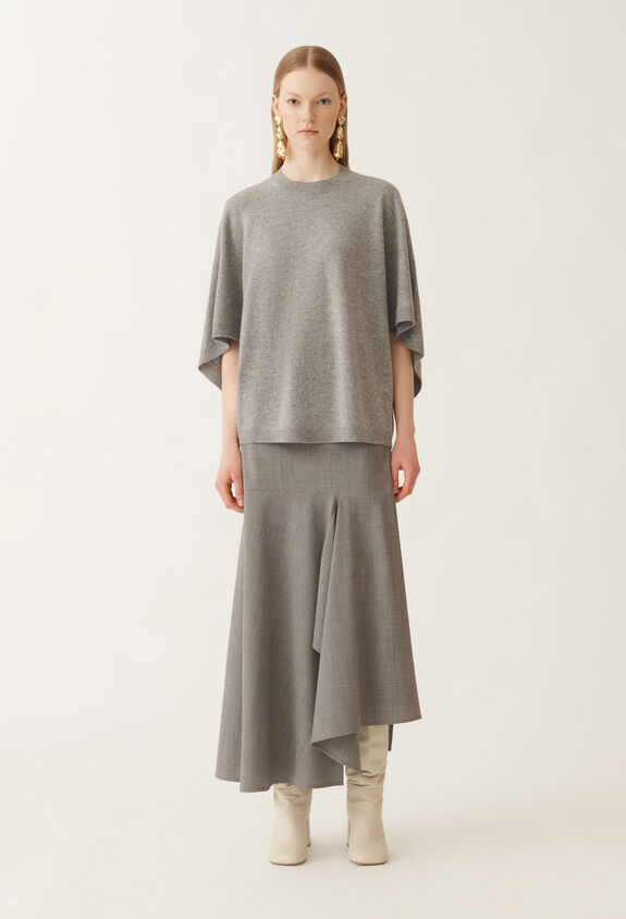 Fabiana Filippi Platinum sweater, rock grey GREY MAD215F047L5170000