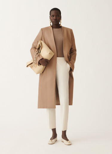 Fabiana Filippi Montefalco techno tailoring trousers, butter WHITE PAD215F326L5300000