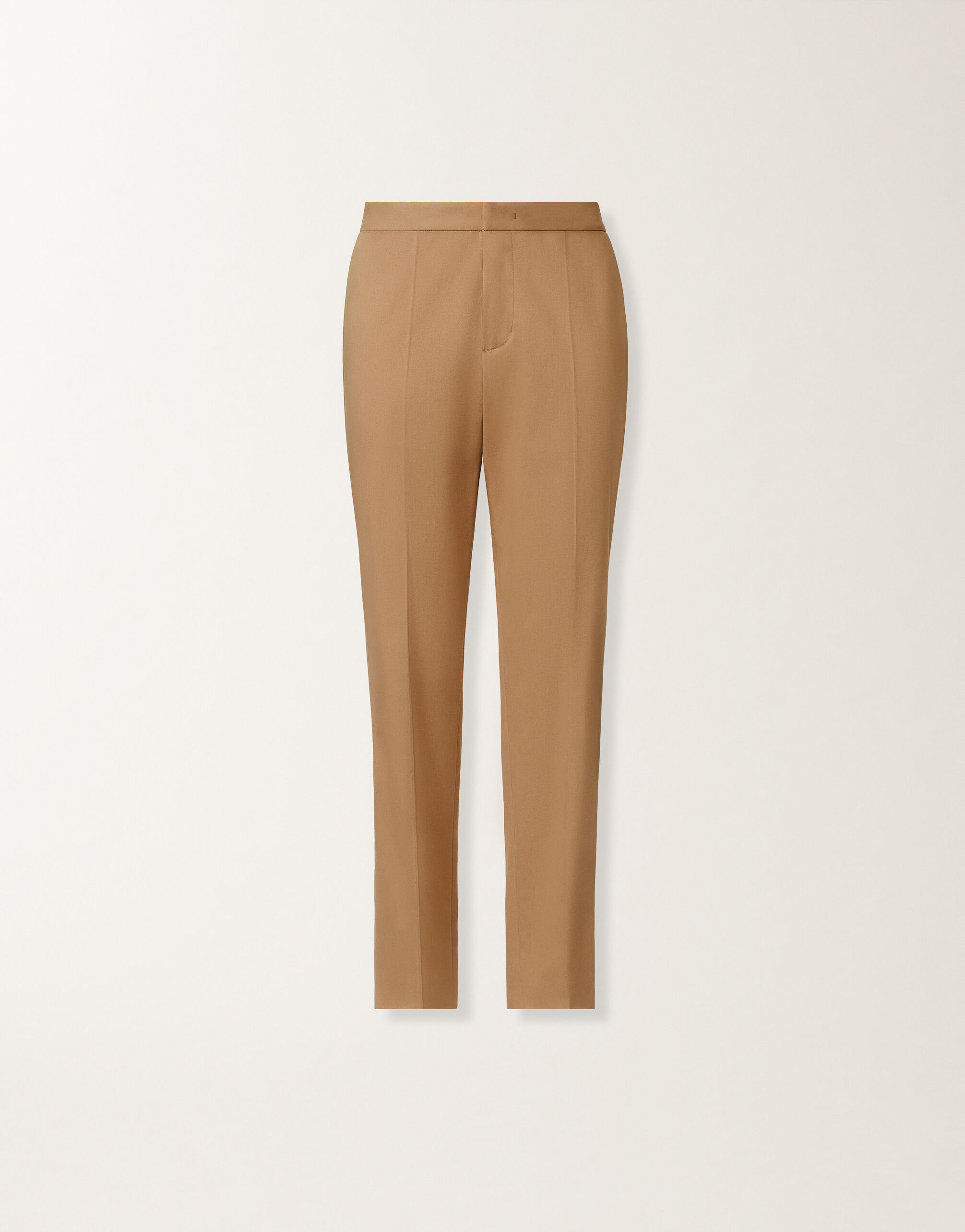 Fabiana Filippi Hose Montefalco aus Baumwollgabardine, weidenfarben Braun PAD215F326L5150000