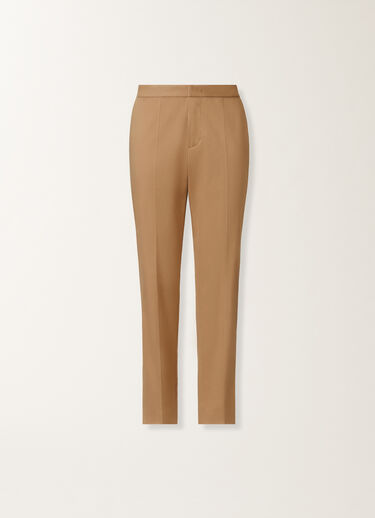 Fabiana Filippi Hose Montefalco aus Baumwollgabardine, weidenfarben Braun PAD215F326L5150000