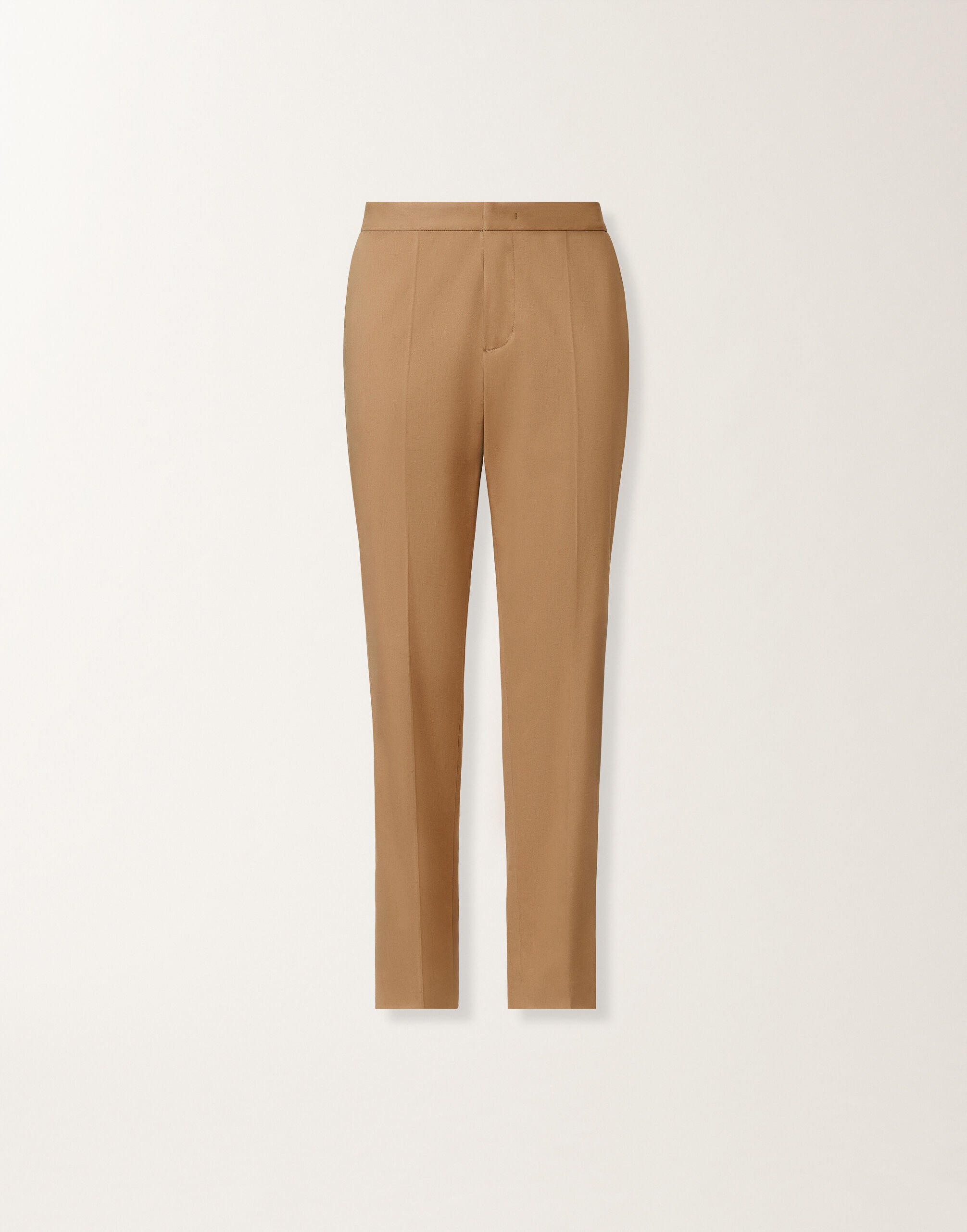 Fabiana Filippi Hose Montefalco aus Baumwollgabardine, weidenfarben Braun PAD215F326L5150000