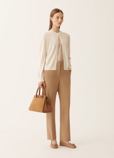 Fabiana Filippi Pantalone Montefalco in Techno-Tailoring, Vimini Korbgeflecht PAD266F326L7640000