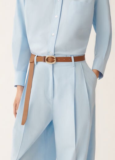 Fabiana Filippi Nappa leather belt, leather LEATHER AAD276A863M0710000