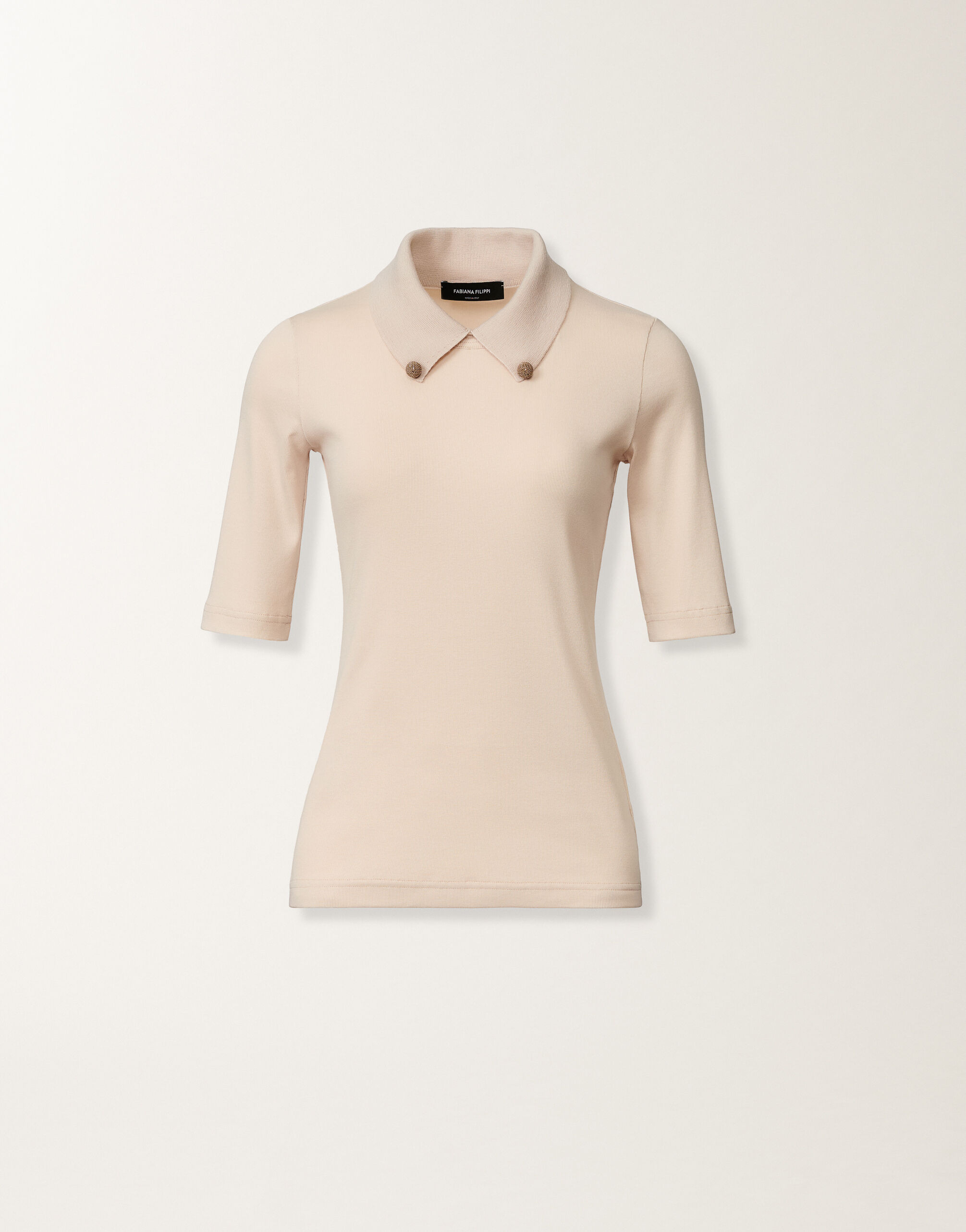 Fabiana Filippi Jersey T-shirt, cream PINK JED215F132L5760000