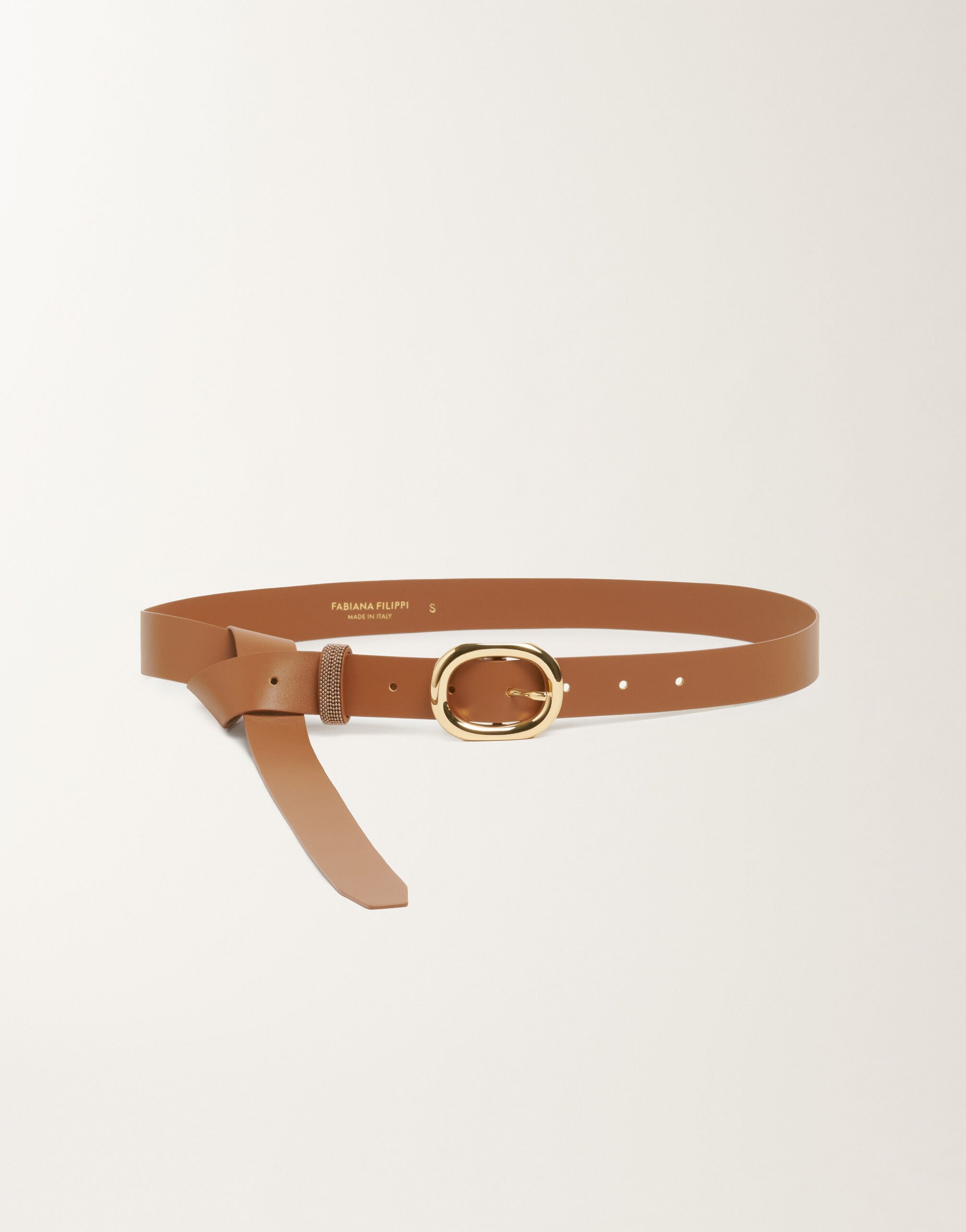 Fabiana Filippi Nappa leather belt, leather LEATHER AAD276A863M0710000