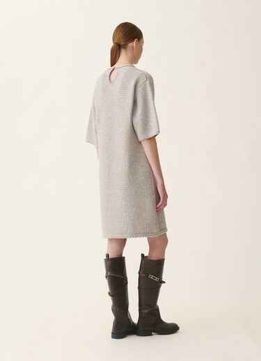 Fabiana Filippi Abito in tweed, granito Granito ABD216F134M2570000