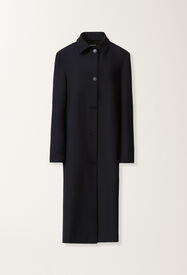 Fabiana Filippi Cappotto en tecno sastrería, azul noche Blu CTD266F255L7640000