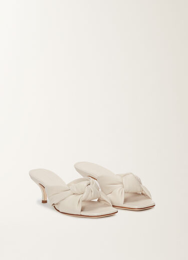 Fabiana Filippi NAPPA MULES WITH KNOT DETAIL BUTTER ASD274A926H1400000