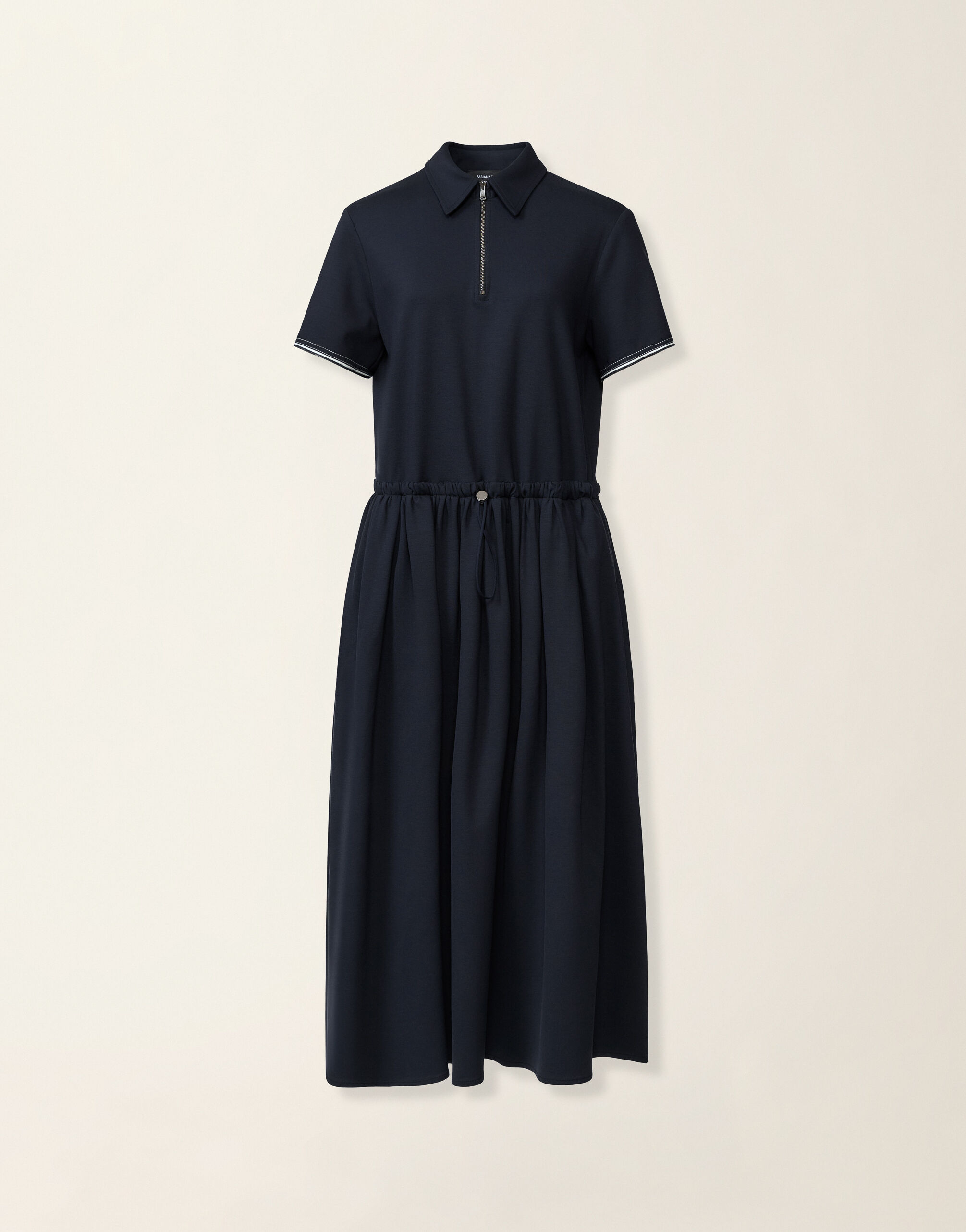 Fabiana Filippi Robe en jersey point Milano, bleu nuit Bleu nuit ABD216F138M3100000