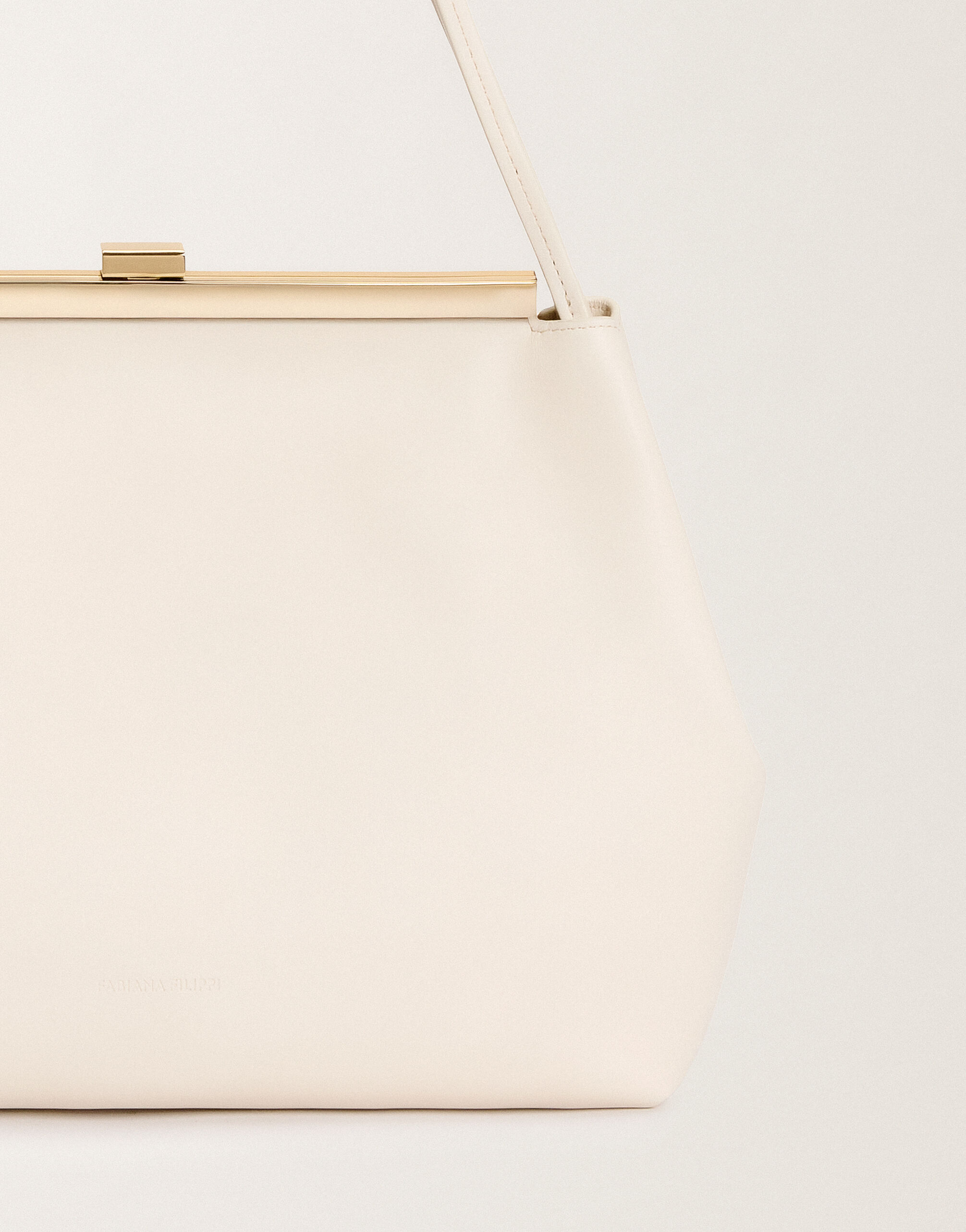 Fabiana Filippi Nappa leather crossbody bag, butter BUTTER BGD265A850L2120000