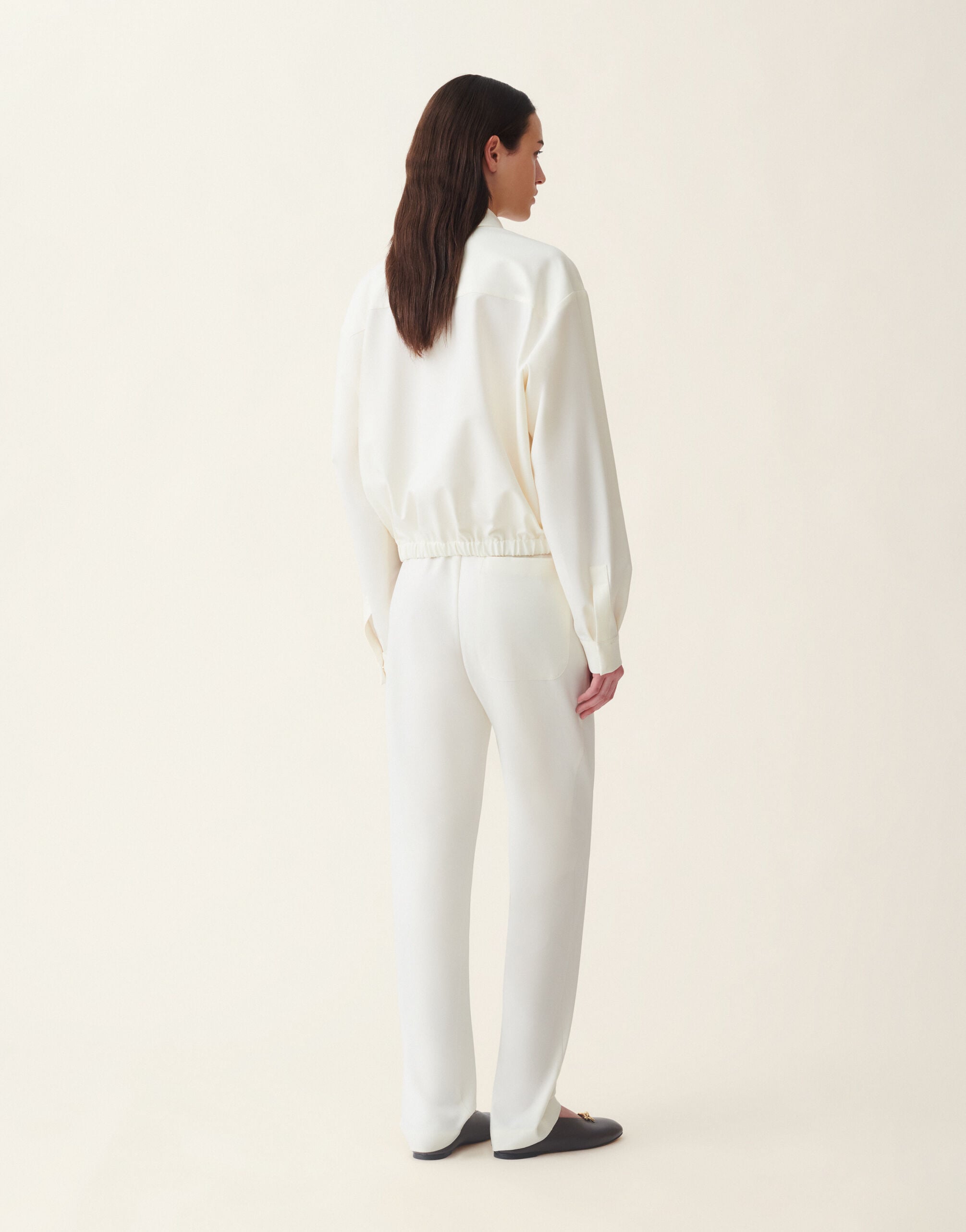Bomber en tecno tailoring, mantequilla Fabiana Filippi Bomber en tecno tailoring, mantequilla Mantequilla GCD216F266M5210000