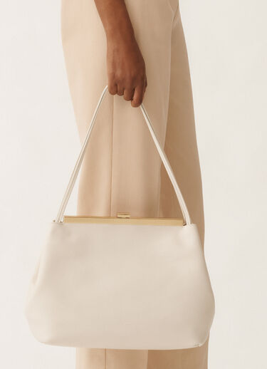 Fabiana Filippi Nappa leather crossbody bag, butter BUTTER BGD265A850L2120000