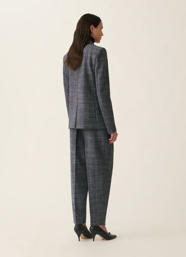 Blazer en mouliné, bleu nuit Fabiana Filippi Blazer en mouliné, bleu nuit Bleu nuit GCD216F168D9830000
