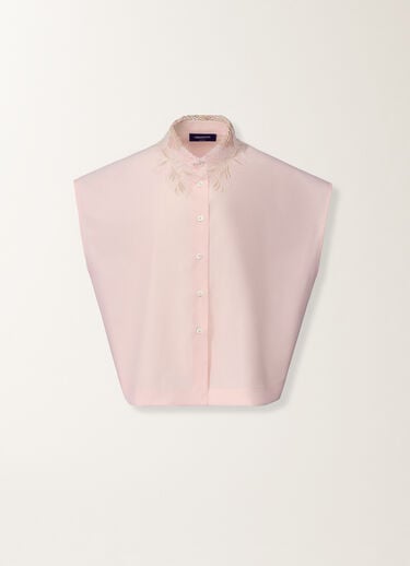 Fabiana Filippi Sleeveless shirt in petal pink poplin PETAL PINK CAD276F762M1760000