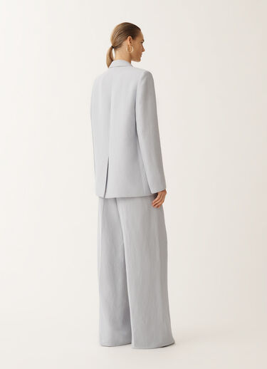 Fabiana Filippi Linen and viscose double-breasted jacket, mauve LAVENDER GCD275F412L3100000