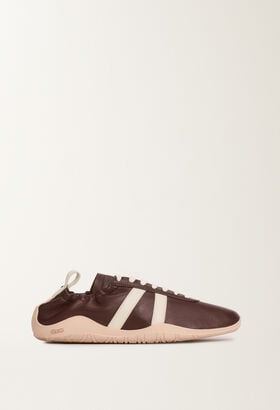 Fabiana Filippi Vintage nappa leather sneakers, ebony BROWN ASD215A825L8160000