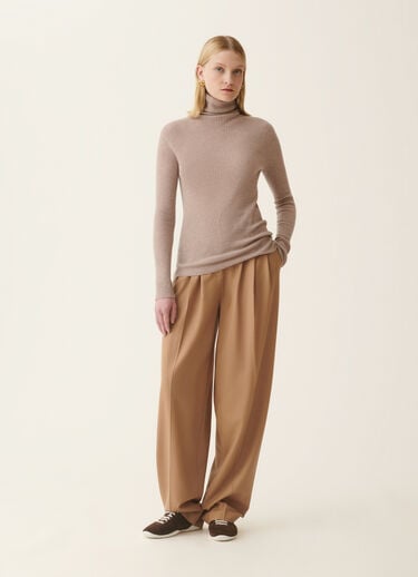 Pullover aus Platinum, mocha Fabiana Filippi Pullover aus Platinum, mocha Mocha MAD216F021D2300000