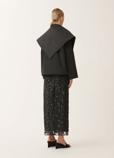 Fabiana Filippi Giacca coach in taffetà tecnico, nero NERO CTD265F247L1930000