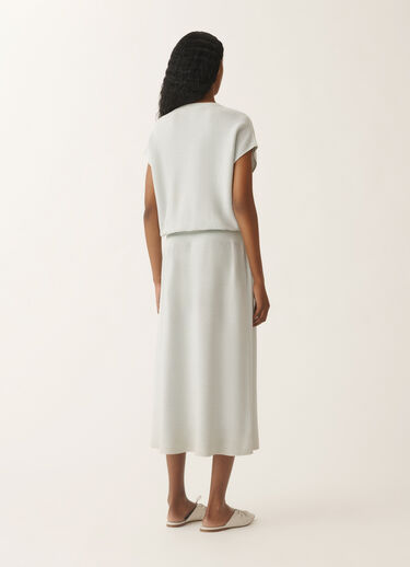 Fabiana Filippi Cotton dress with lurex, aqua green AQUAGREEN ABD275F625L2330000