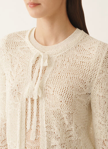 Fabiana Filippi Cardigan en micro paillettes, mastice MASTIC MAD276F509D8640000