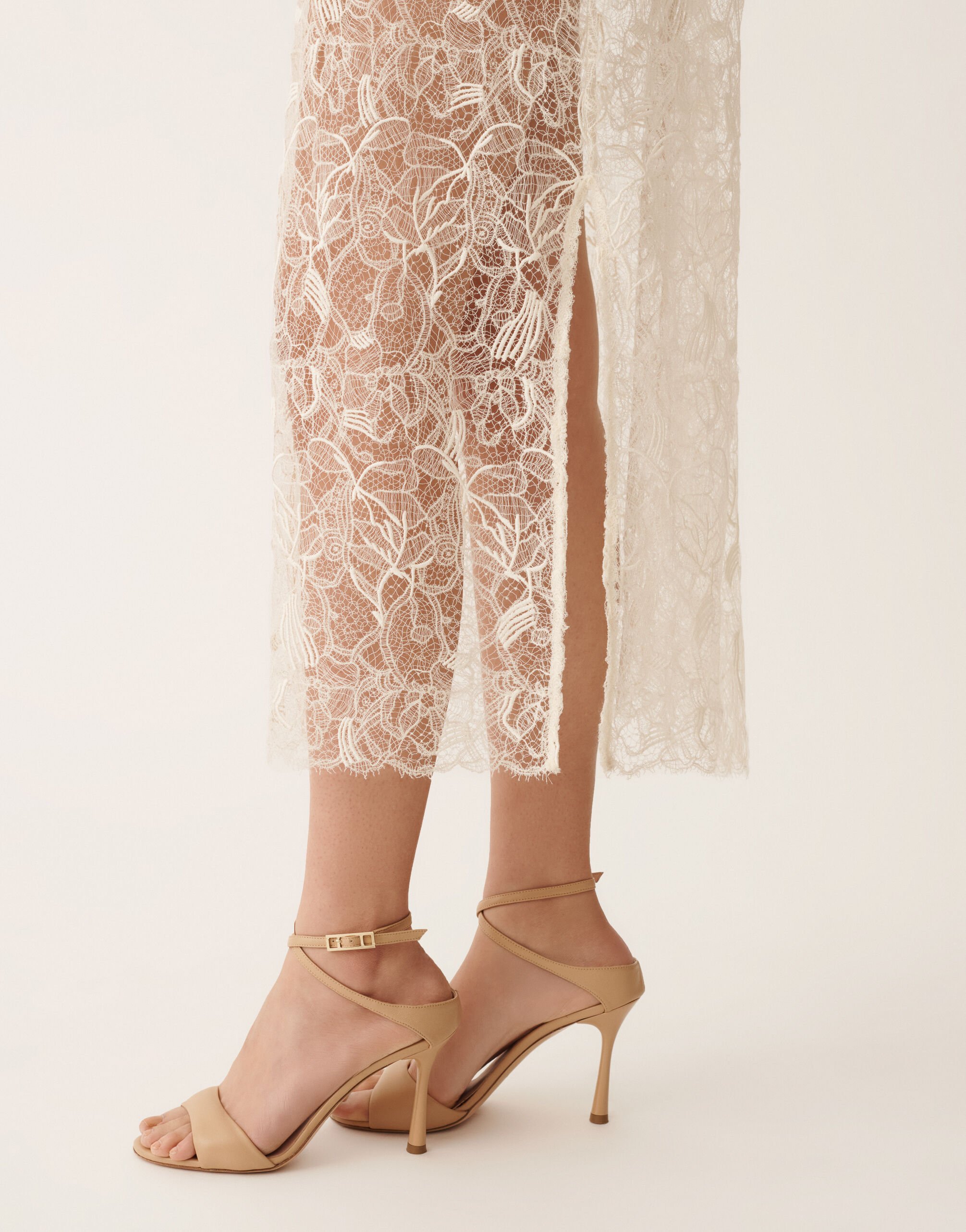 Fabiana Filippi Lace dress, butter BUTTER ABD276F638D9710000