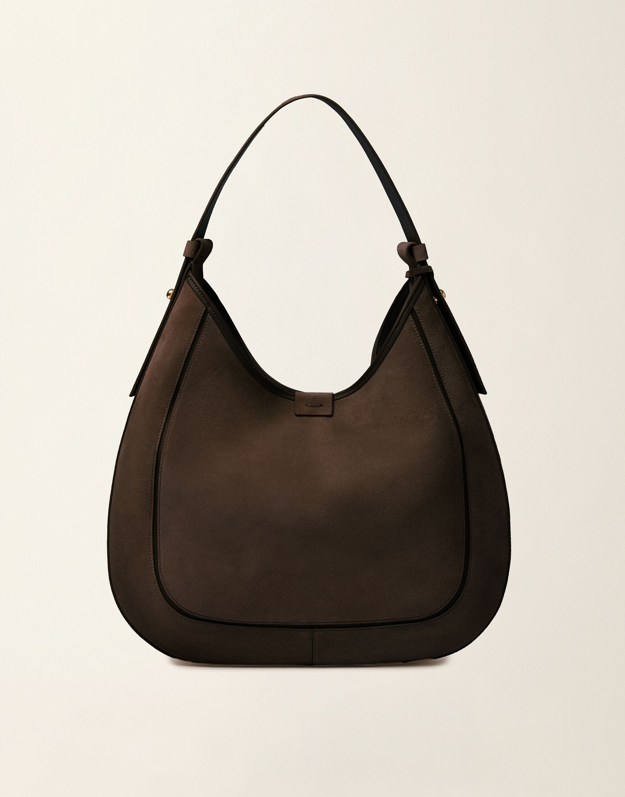 Hobo bag en daim, ébène Fabiana Filippi Hobo bag en daim, ébène ébène BGD216A803M5340000