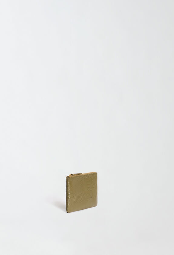 Calfskin coin purse, olive for Women Fabiana Filippi®
