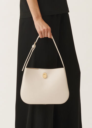 Fabiana Filippi Eclissi calfskin hobo bag, butter BUTTER BGD265A858L2140000