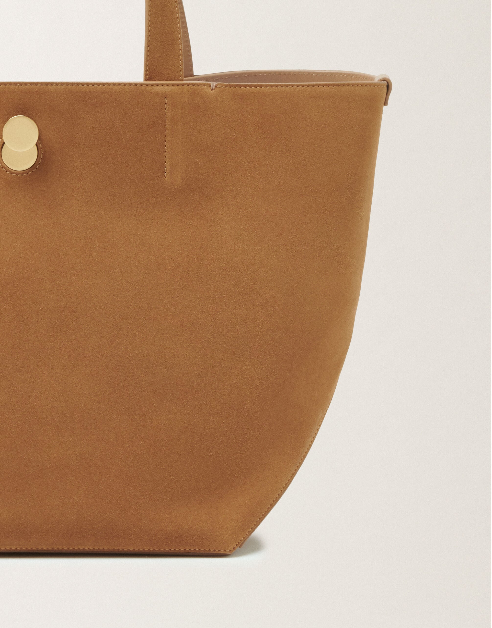 Medium Eclissi suede and wicker tote bag for Women | Fabiana Filippi®