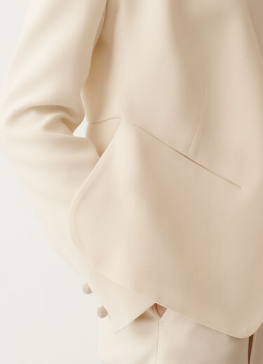 Fabiana Filippi Cady jacket, butter WHITE GCD215F208D8700000