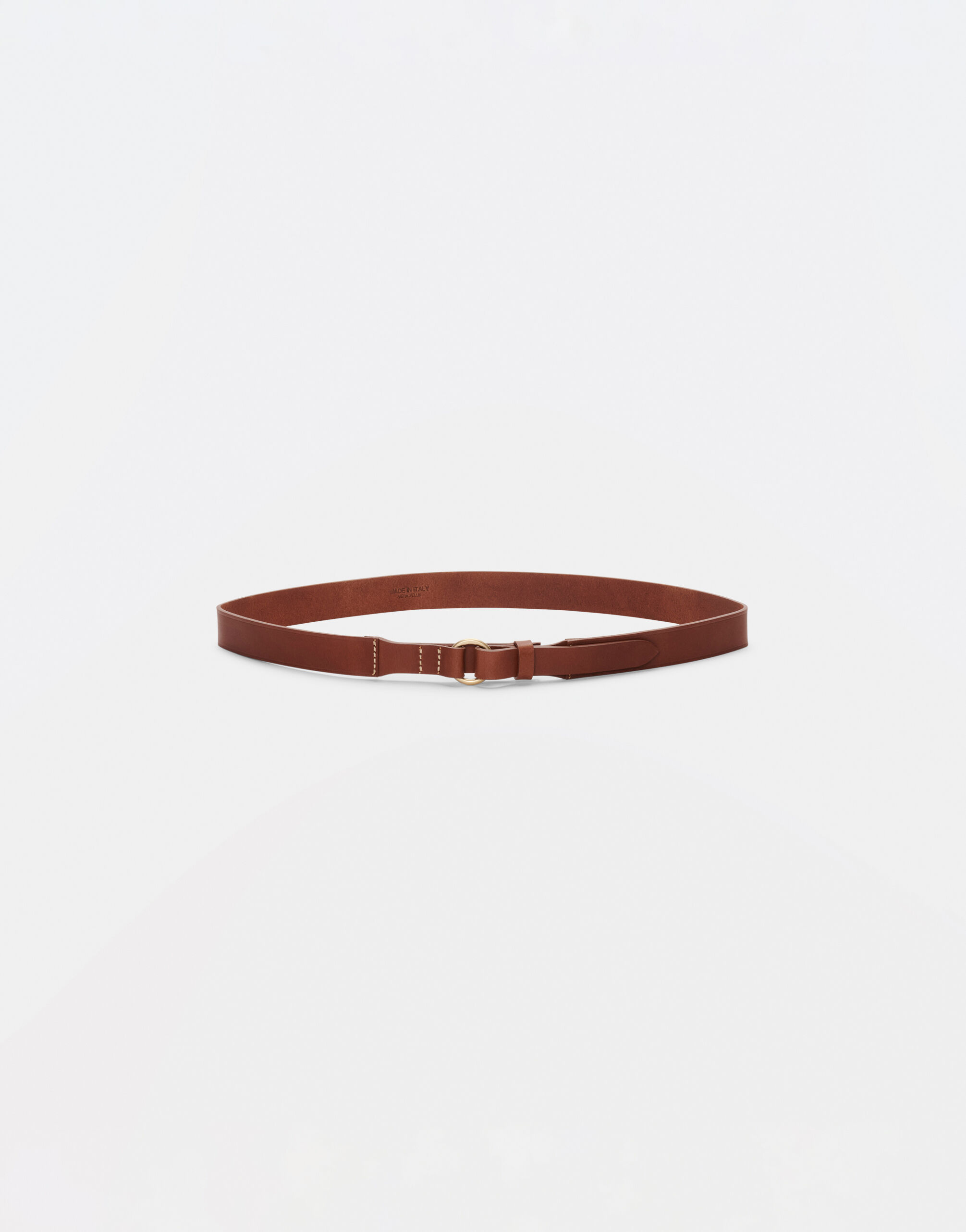 Fabiana Filippi LEATHER BELT WITH RING BUCKLE AAD274A994H1920000