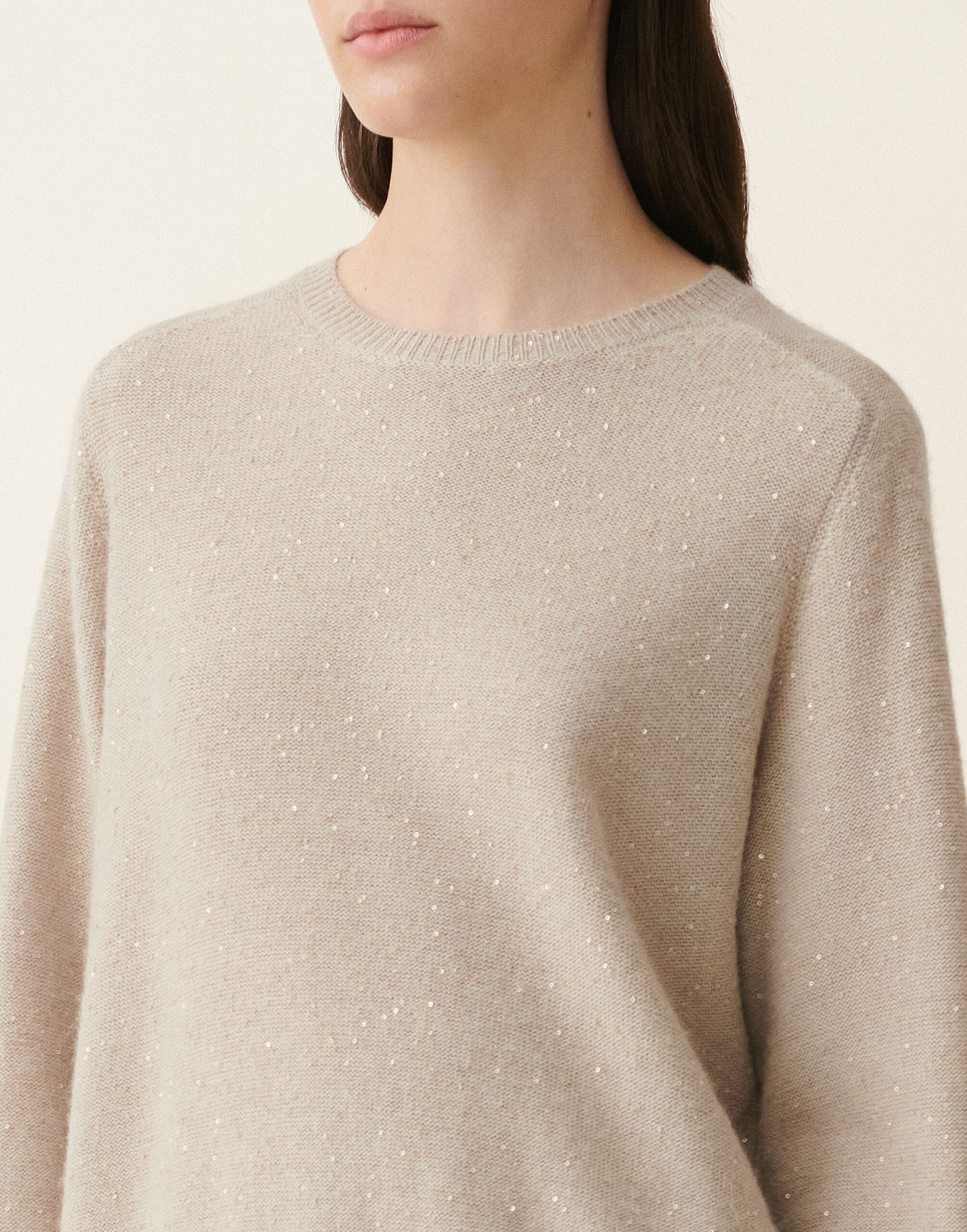 Fabiana Filippi Pull en laine et soie avec paillettes, cachà Cachà MAD216F097D2960000