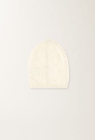 Fabiana Filippi Mohair hat, putty WHITE SAD265A810D8170000