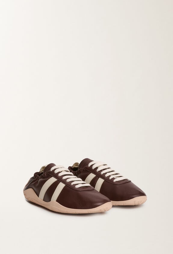 Fabiana Filippi Vintage nappa leather sneakers, ebony BROWN ASD215A825L8160000